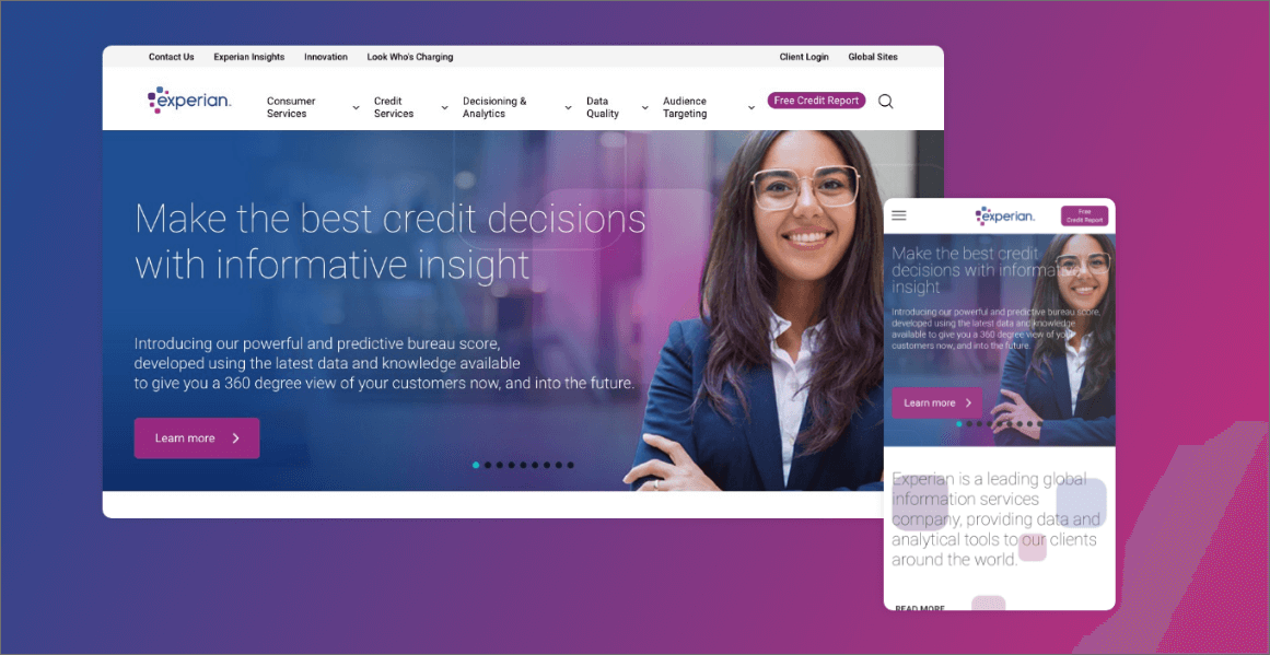 Experian Plataforma Web Segura Multi-País screenshot 2