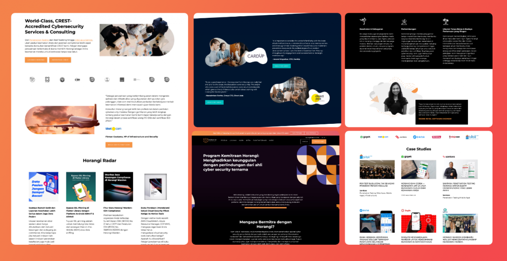Horangi — Website-Verbesserungen & Prismic CMS screenshot 4