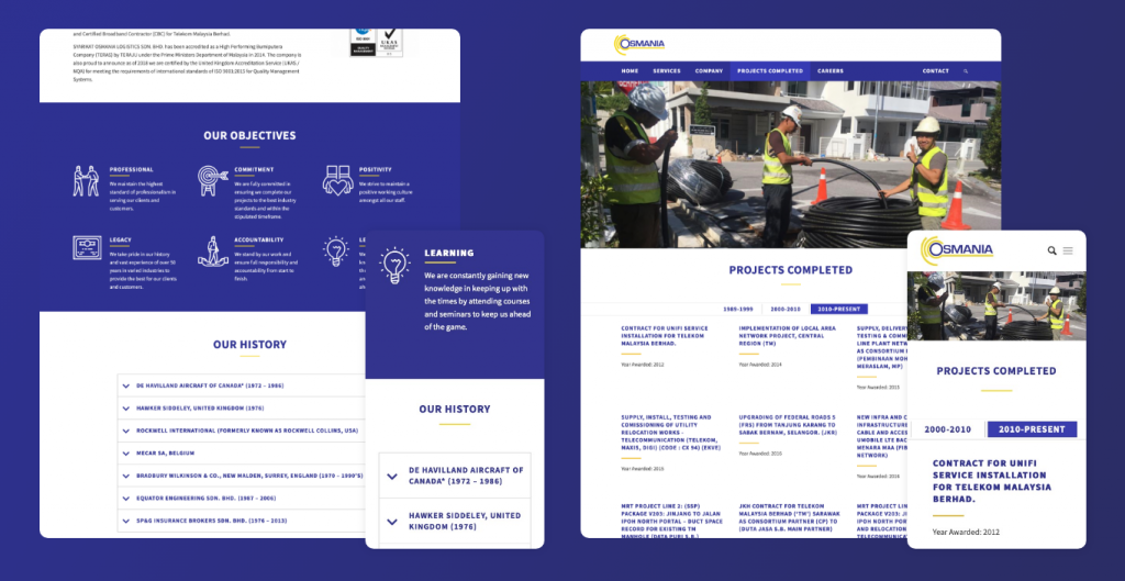 Osmania — Rediseño de Sitio Web Corporativo y Captura de Leads screenshot 4