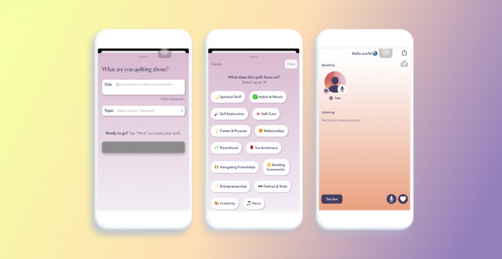 WeQuilt — Plateforme Communauté Bien-être Social screenshot 3