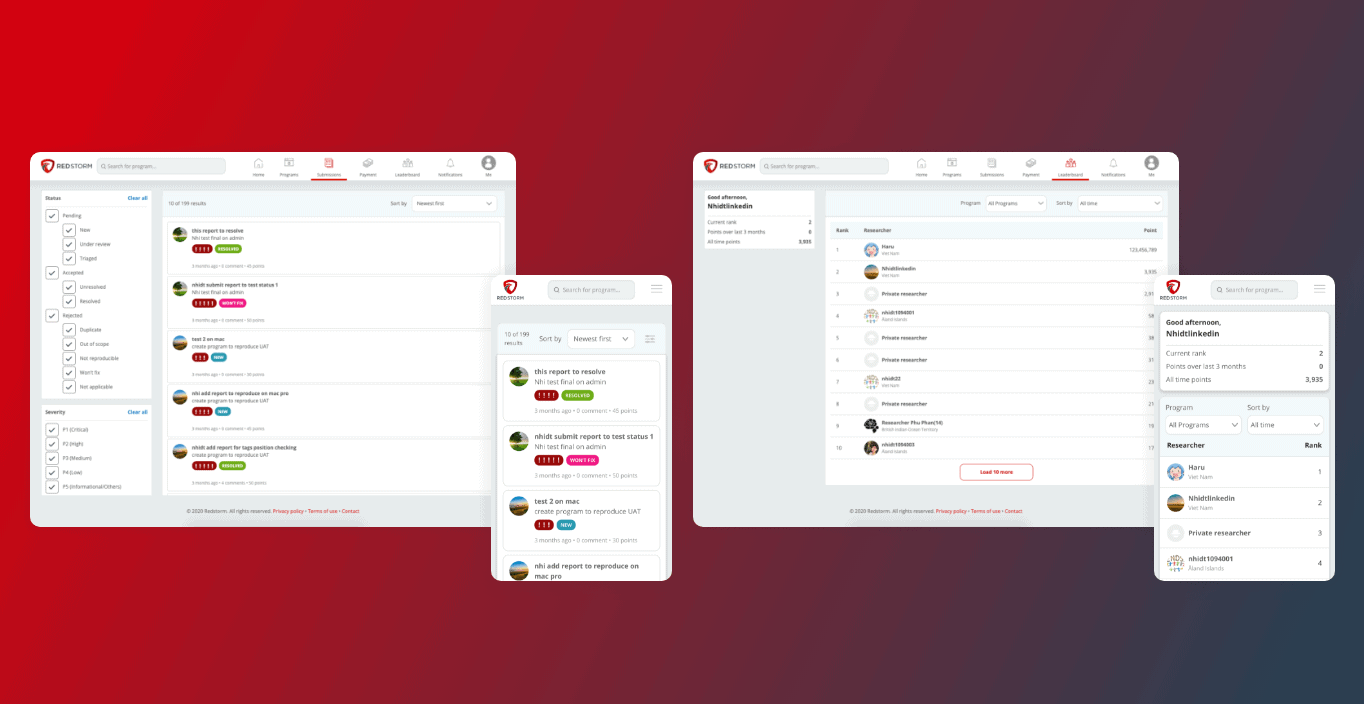 Renovasi Platform Bug Bounty RedStorm screenshot 6