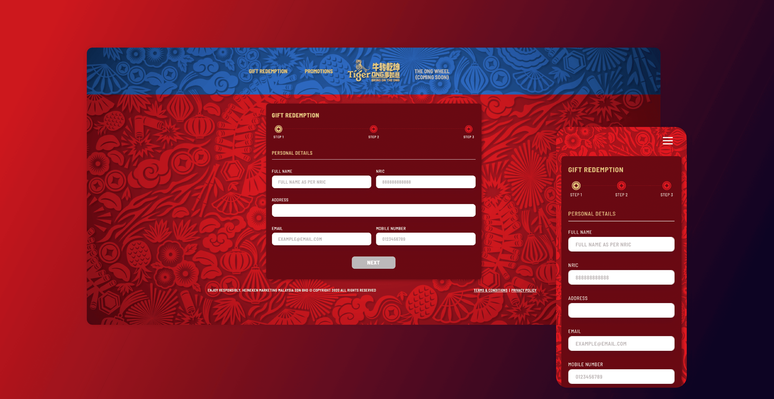 Tiger Beer CNY 2021 — Microsite Penebusan + Platform Pentadbiran screenshot 3